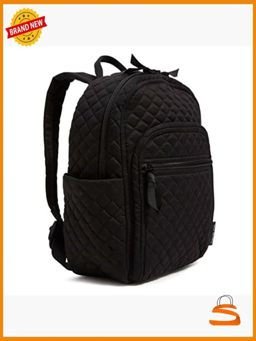 Women's Cotton Small Backpack - Lightweight Adjustable Straps